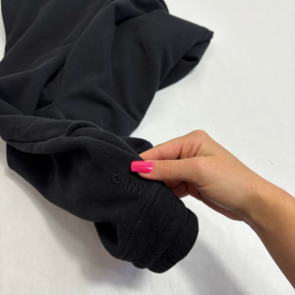 DKNY sport black wide leg sweatpants - Picture 6 of 6